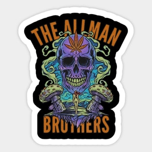 Emboss the allman brothers Sticker